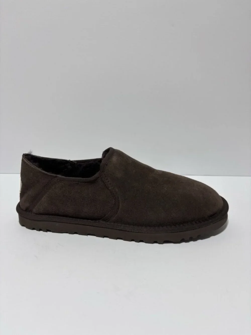 UGG Men’s Kenton Slippers Chocolate Suede, Size 12 M